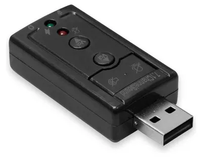 Obrázok produktu pre Externý zvukový adaptér USB externá zvuková karta 7.1 3D zvuk slúchadlá headset PS3
