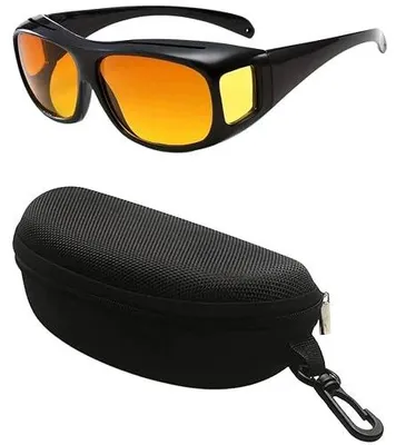 Zdjęcie produktu dla Okulary do jazdy nocnej żółte antyodblaskowe UV400 dla kierowców