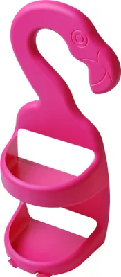 Produktbild von FACKELMANN Duschablage "Flamingo", Duschregal zum Hängen, Duschset mit zwei Ablagen, praktischer Duschkorb ohne Bohrungen, Wandablage für Badaccessoires (Farbe: Pink)