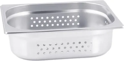 Produktbild von GN Behälter 1/2 100 mm gelocht/perforiert aus Edelstahl