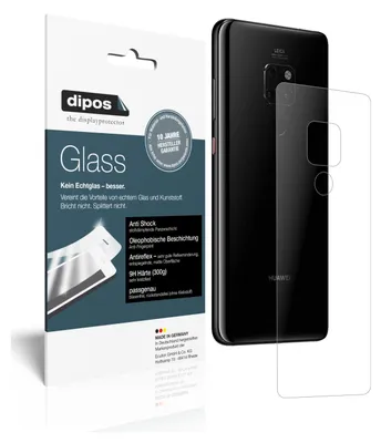 Produktbild von 2x Schutzfolie für Huawei Mate 20 Rückseite matt - Anti-Shock 9H Folie Glass