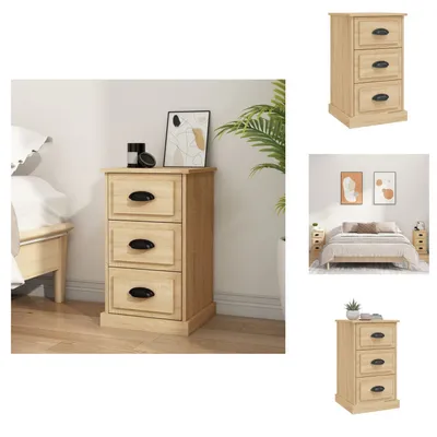 Zdjęcie produktu dla vidaXL Szafka nocna dąb sonoma 39x39x67 cm materiał drewnopochodny - Szafki nocne