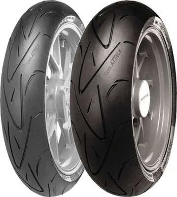 Obrázek produktu pro pár pneumatik CONTINENTAL 120/70-17 (58W) + 190/55-17 (75W) SPORTATTACK
