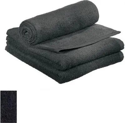 Produktbild von Comair Handtüchen schwarz 50x90 cm 3st
