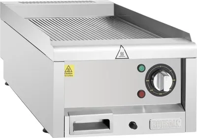 Obrázek produktu pro Žebrovaná elektrická grilovací deska Buffalo řady 600, 400 mm