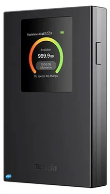 Productafbeelding van Draagbare LTE 4G router, Wi-Fi 6, 2,4 GHz, 286 Mbps, Nano SIM - TENDA TND-MF6