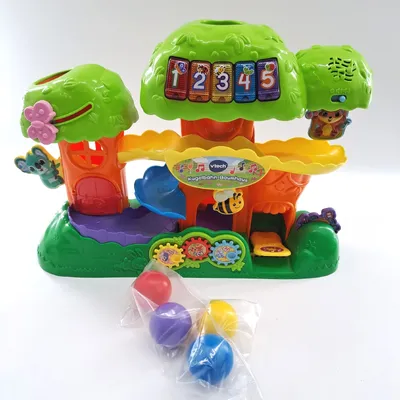 Produktbild von VTech Baby Kugelbahn Baumhaus Interaktive Kugelbahn Leuchttasten Tieren Lernspielzeug