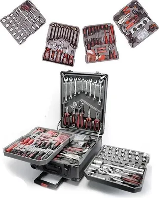 Image de Mallette à outils 409 pièces Schwartzmann TOOLS409PCS