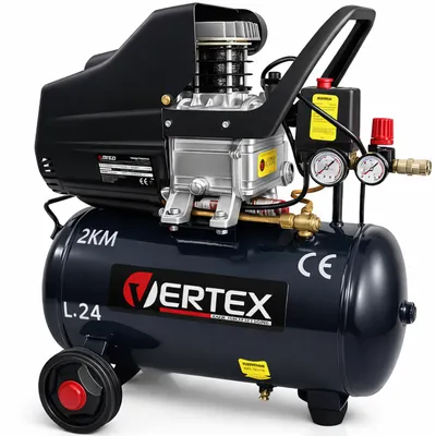 Immagine prodotto di Compressore d’aria a olio, 1,5 kW, 2 CV, 8 bar, 24 litri, per pneumatici, utensili pneumatici, verniciatura e pittura
