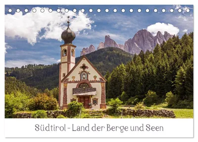 Produktbild von Südtirol - Land der Berge und Seen (Tischkalender 2027 DIN A5 quer), CALVENDO Monatskalender