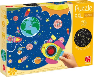 Produktbild von Jumbo GOULA - XXL Space Puzzle, 27 Stück(e), Leerzeichen, 3 Jahr(e)