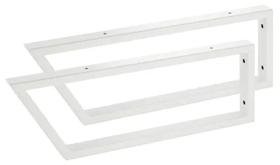 Produktbild von SOTECH Waschtischkonsole TWK500 500 x 150 mm Stahl weiß matt (2 Stück)