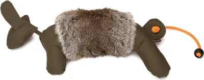 Produktbild von Mystique Rabbit dog dummy mit Fell cover khaki S