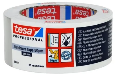 Immagine prodotto di Nastro adesivo in alluminio Tesa Strong 63652 con liner 25 m - 63652-00001-00