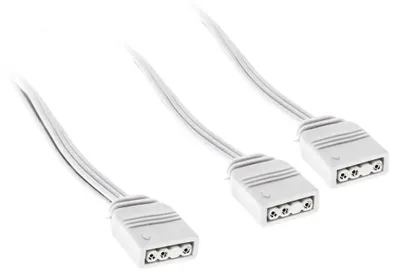 Image de Kolink 5999094006621 ARGB 1-2 splitter cable - 30cm, blanc