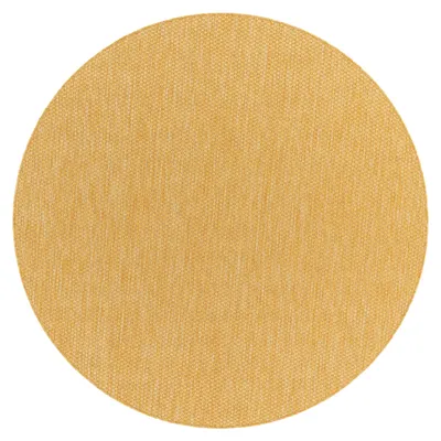 Produktbild von In- & Outdoor Teppich Flachgewebe einfarbig modern wetterfest für Terrasse Küche Grösse 120 cm Rund