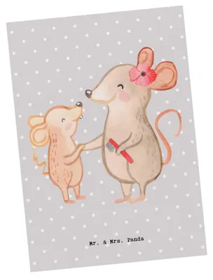 Produktbild von Mr. & Mrs. Panda Postkarte Heilerziehungspflegerin Herz - Grau Pastell - Geschenk, Hilfsbereit, Ausbildung, Ansichtskarte, einzelkarte, Familie, Heilpädagogin, Liebevoll