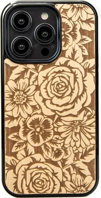 Obrázek produktu pro Dřevěné pouzdro Bewood pro iPhone 15 Pro ROSES ANIEGRE