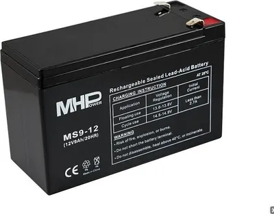 Immagine prodotto di Batteria MHPower MS9-12 VRLA AGM 12V/9Ah, sostitutiva di RBC17