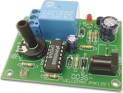 Produktbild von Dämmerungsschalter 12V DC Wechslerkontakt MK125 Elektronischer Bausatz