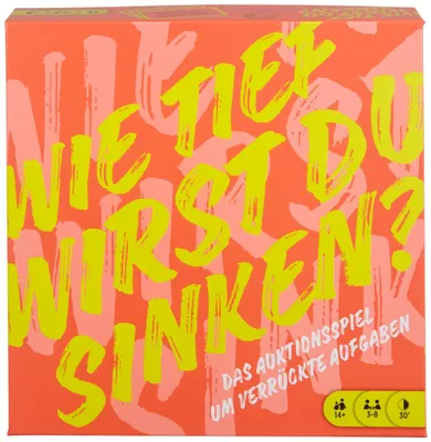 Produktbild von Mattel Games - Wie tief wirst du sinken? Partyspiel Spiel Gesellschaftsspiel
