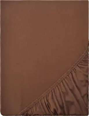 Produktbild von Mikrofaser Spannbettlaken Spannbetttuch in vielen Größen und Farben, 200x220cm Schoko braun