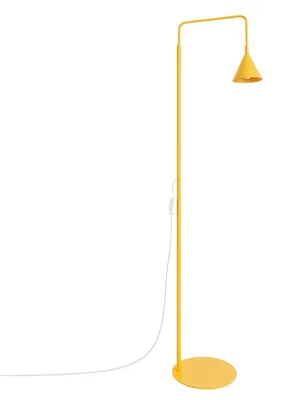 Produktbild von Stehlampe Metall E14 165 cm hoch verstellbar Gelb Modern