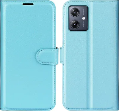 Produktbild von Motorola Moto G54 Hülle - Coverup Klapphülle - Hellblau