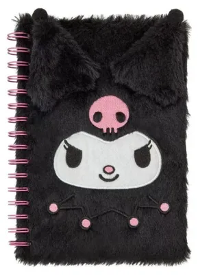 Productafbeelding van Sanrio notitieboekje, Kuromi, pluizig