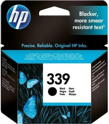 Obrázek produktu pro HP 339 Černá originální inkoustová kazeta, Standardní výtěžnost, Černá, Inkoust na pigmentové bázi, 1 kusů, 860 str.