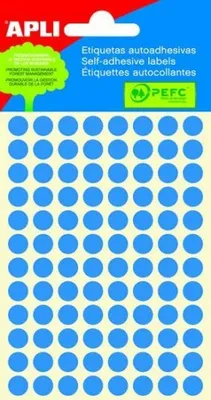 Immagine prodotto di Etichette autoadesive O 8 mm - blu