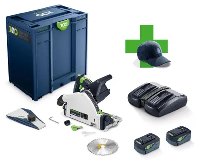 Zdjęcie produktu dla Festool TSC 55 KEBI-Plus/XL 100Y Limited Edition akumulatorowa zagłębiarka 18 / 36 V ( 2x 18 V ) 160 mm bezszczotkowa ( 578226 ) + 2x akumulator 5,0 Ah + ładowarka + Systainer