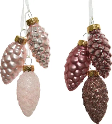 Produktbild von Bündel von Tannenzapfen Glas l2,5h6 cm a2 hangdeco
