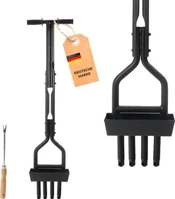 Produktbild von Dönges Rasenlüfter mit 4 Zinken + Kernsammelbox