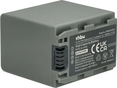 Produktbild von vhbw Akku kompatibel mit Sony DCR-HC40, DCR-HC42, DCR-HC40E, DCR-HC44, DCR-HC3E, DCR-HC44E, DCR-HC42E Videokamera Camcorder (1900 mAh, 7,2 V, Li-Ion)