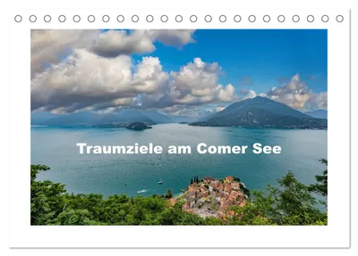 Produktbild von Traumziele am Comer See (Tischkalender 2027 DIN A5 quer), CALVENDO Monatskalender