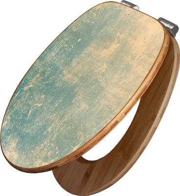 Produktbild von banjado Design WC Sitz Bambus Absenkautomatik -Patina Grün - Toilettendeckel mit Absenkautomatik Holz/hochwertiger Bambus Klodeckel/WC-Sitz für alle gängigen Toiletten [TDB2 11484]