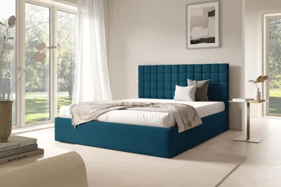 Produktbild von Doppelbett 140x200 TAISA 3 - blau