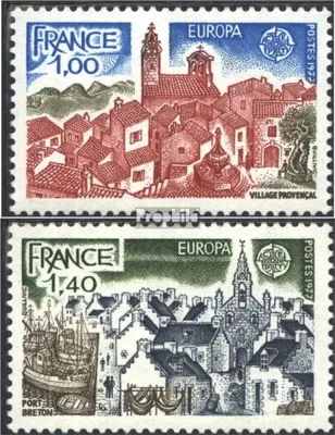 Produktbild von Briefmarken Frankreich 1977 Mi 2024-2025 (kompl.Ausg.) postfrisch Europamarken