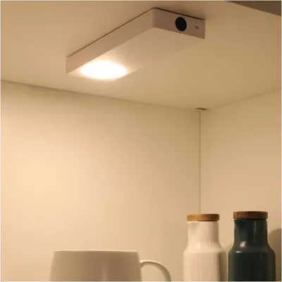 Produktbild von Müller-Licht LED Unterbauleuchte Padi Weiß 18cm 0,9W 80lm warmweiß 3000K mit Sensor