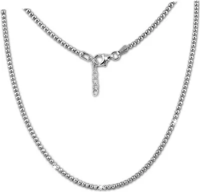 Produktbild von SilberDream Halskette 925 Silber 47cm Damen Schmuck Kugeln silber D2SDK11045J
