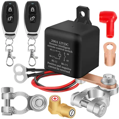 Productafbeelding van Accu-onderbreker voor auto, 12 V, 200 A, met 2 afstandsbedieningen