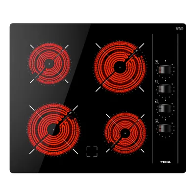 Produktbild von Teka TBC 64000 XFL, Schwarz, Integriert, 60 cm, Keramik, Glaskeramik, 4 Zone(n)