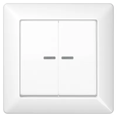 Produktbild von Jung Abdeckung Lichtleiter aws für Taster AS 590-5 KO5 WW