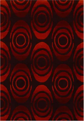 Image de Pluto 1013-01 violet/rouge (170x240 cm)