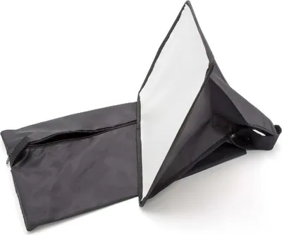 Produktbild von vhbw Softbox-Blitz-Diffusor kompatibel mit Yongnuo YN568EX, YN568 Blitz, Kamera - Kunststoff Schwarz, 22 x 32 cm