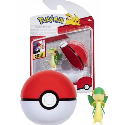 Obrázok produktu pre Pokemon Figúrka Snivy Clip 'N' Go Poke ball Jazwares