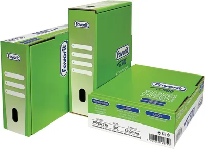 Obrázek produktu pro Favorit La500, 210 x 297 mm (A4), Průhledná, Polypropylen (PP), Portrét, 500 kusů