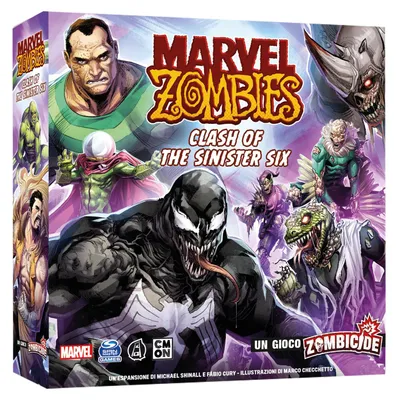 Immagine prodotto di Asmodee - Marvel Zombies: Scontro dei Sei Malvagi, espansione del gioco da tavolo