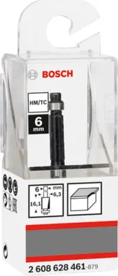 A product package for a Bosch router bit.